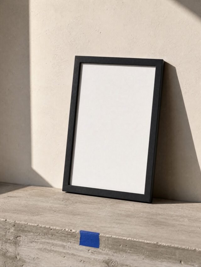 Slim Black MDF Frame