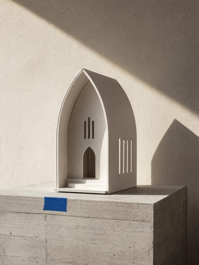 Arched Chapel Cardboard Kit