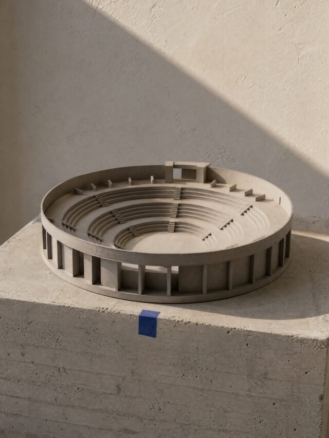 Amphitheatre Terrace Cardboard Kit